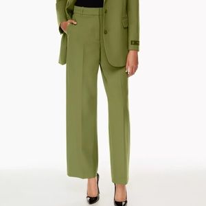 Aritzia babaton agency pants fen green 00